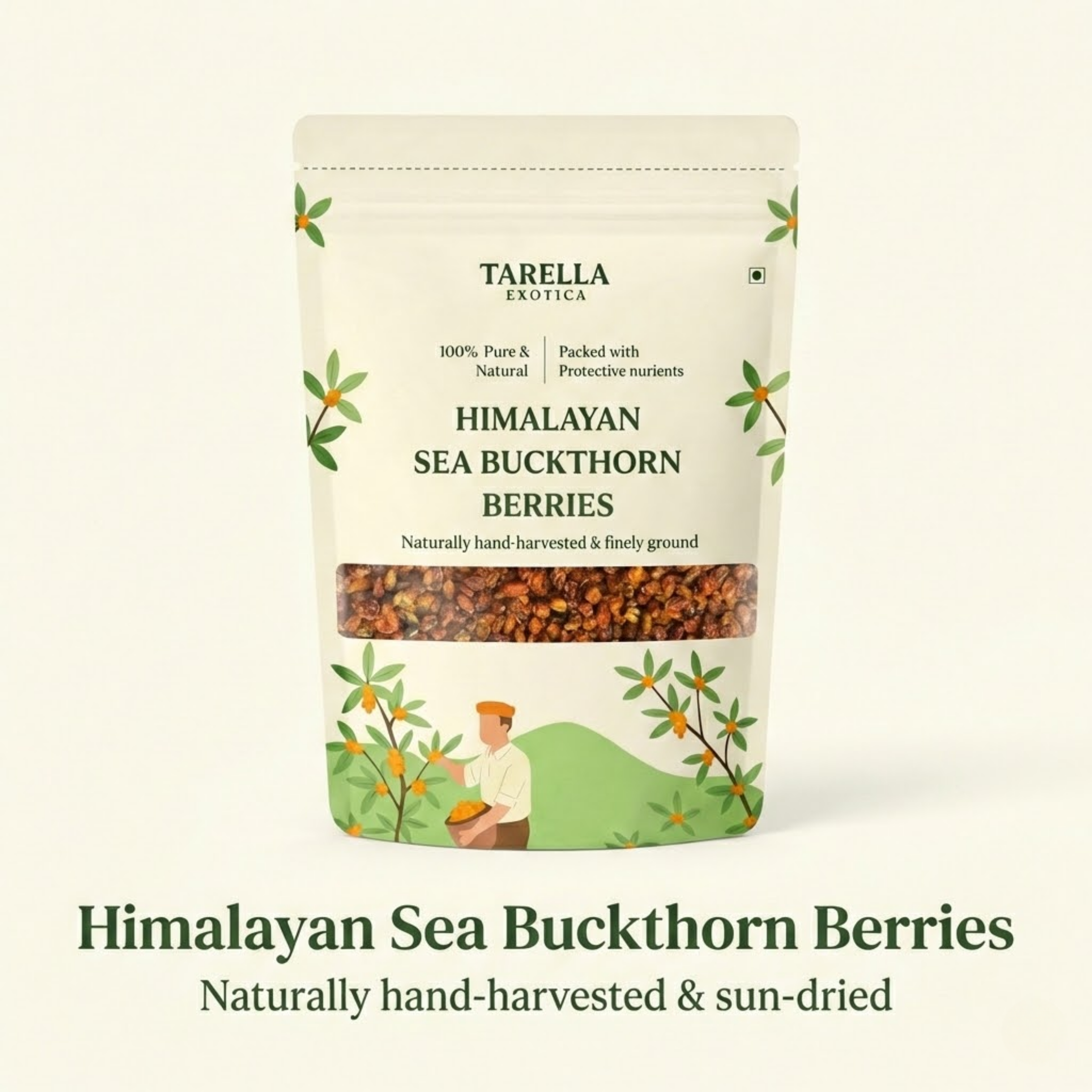Sea Buckthorn Berries | Tarella Exotica | 100G