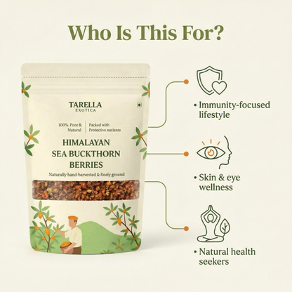 Premium Sea Buckthorn Berries (Dried Seabuckthorn) | Tarella Exotica