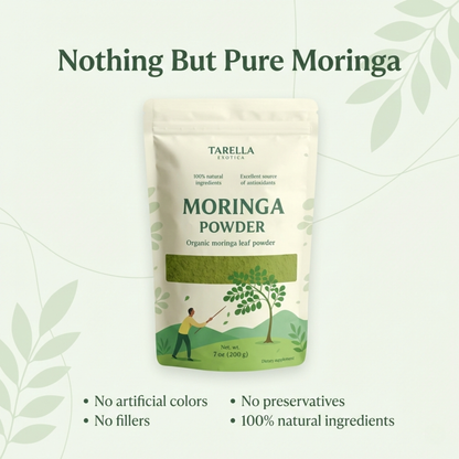 Organic Moringa Powder | Tarella Exotica