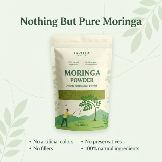 Organic Moringa Powder | Tarella Exotica