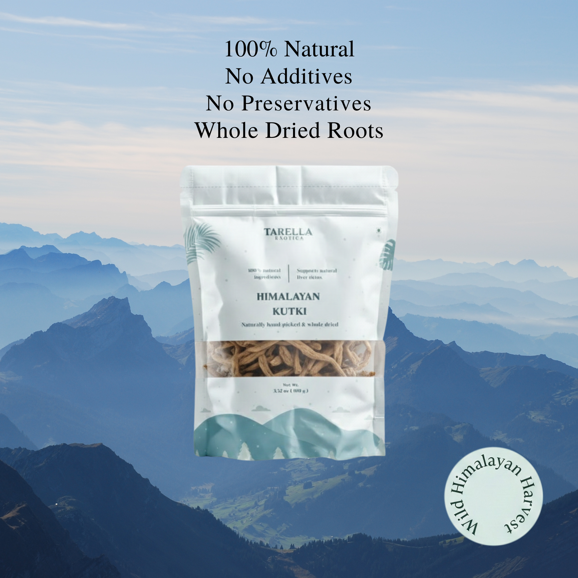 Kutki Roots | kurroa| Tarella Exotica | 100G