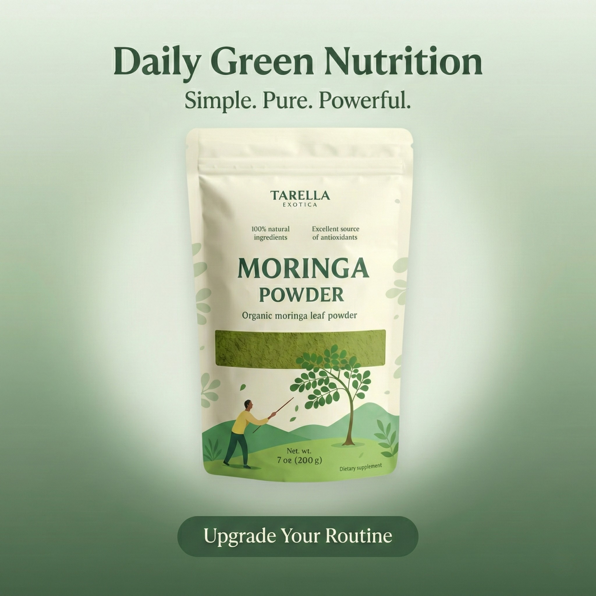 Organic Moringa Powder | Tarella Exotica | 227G
