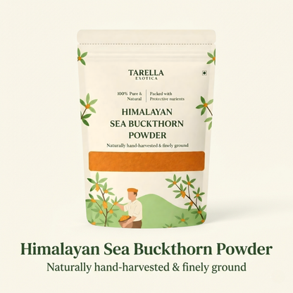 Sea Buckthorn Berry Powder - 100gms | Tarella Exotica